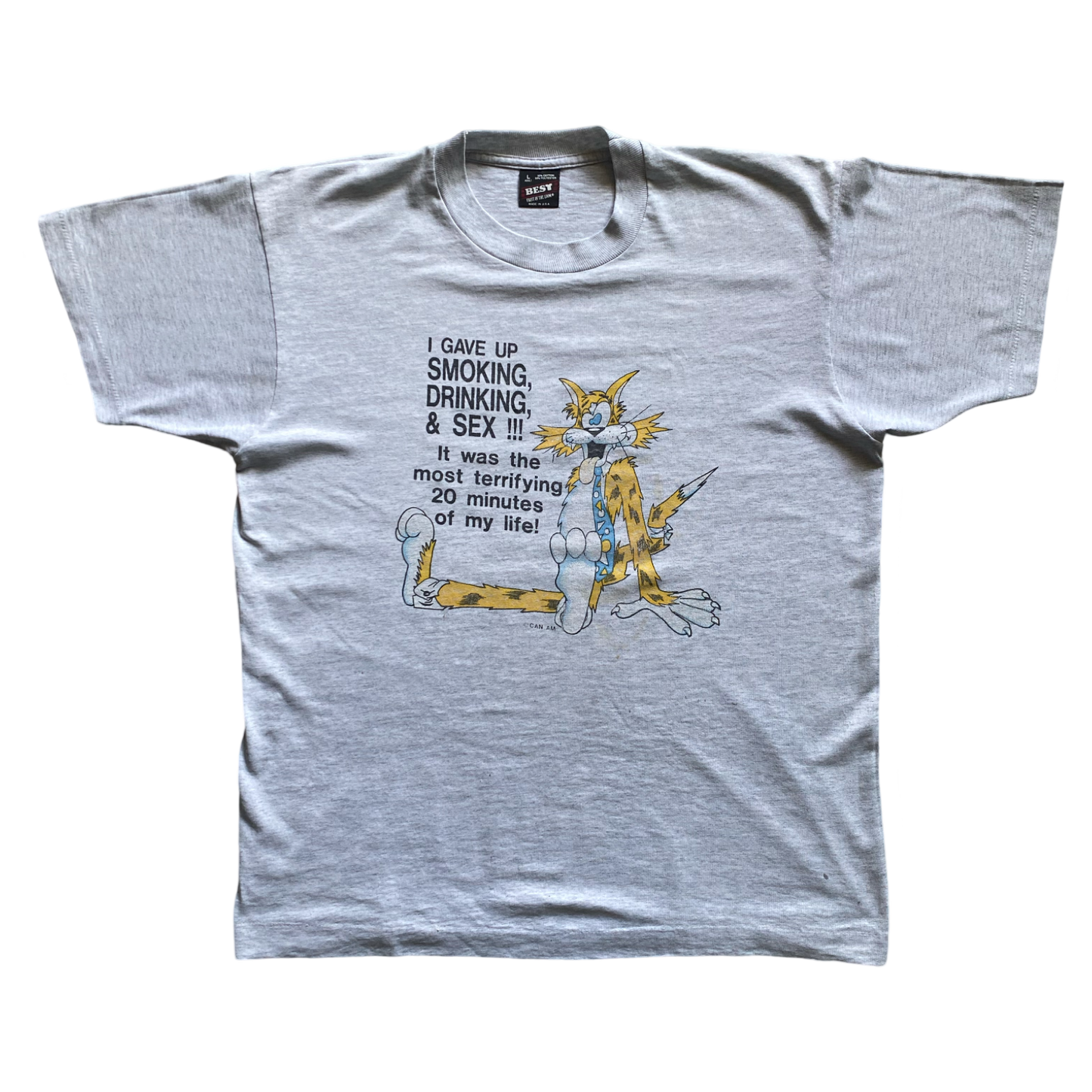 90s CALI TIGER MOTTO TEE