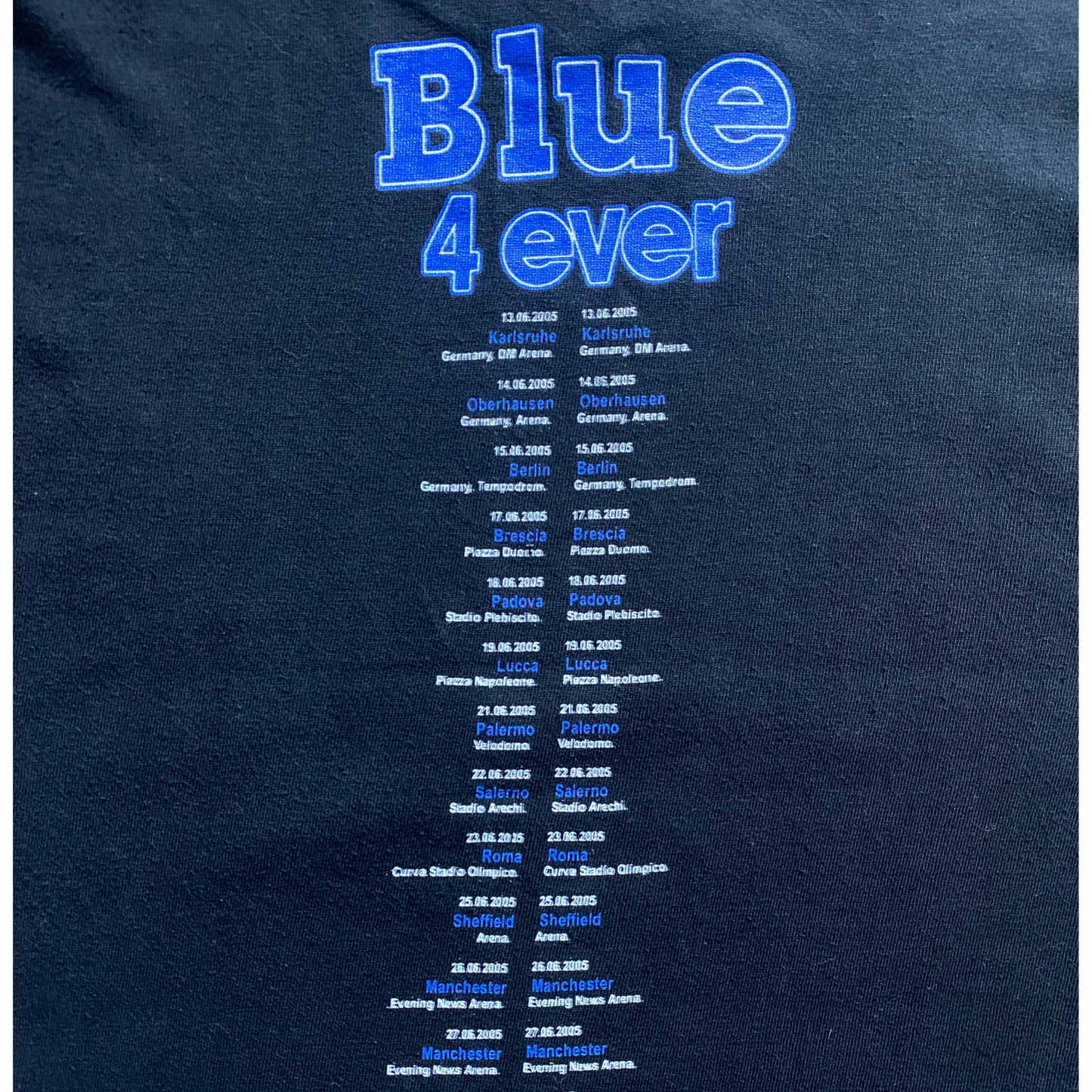 00s BLUE 4 EVER TOUR TEE