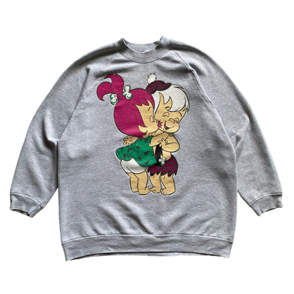 90s FLINSTONES "PEBBLES and BAMM-BAMM" SWEATSHIRT