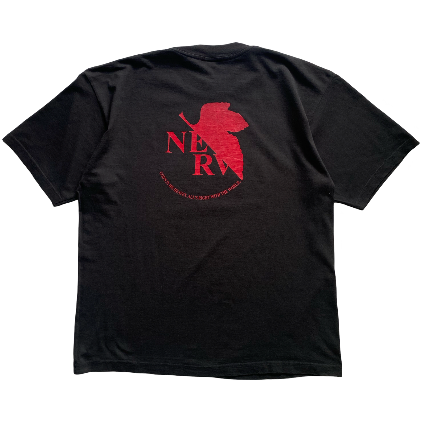 00s EVANGELION NERV LOGO front/back TEE