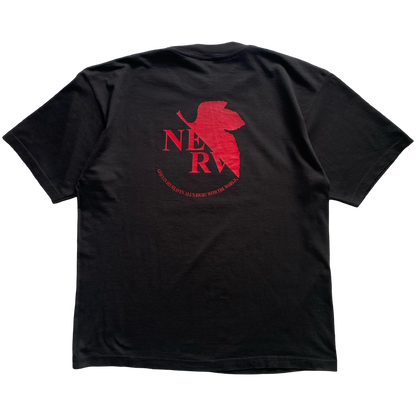 00s EVANGELION NERV LOGO front/back TEE