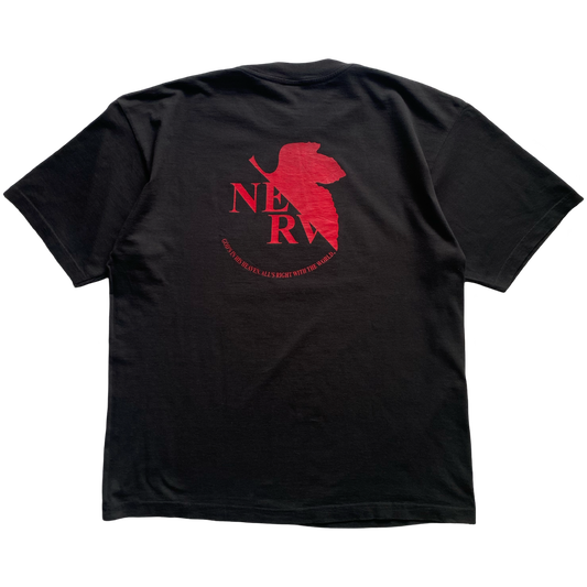 00s EVANGELION NERV LOGO front/back TEE