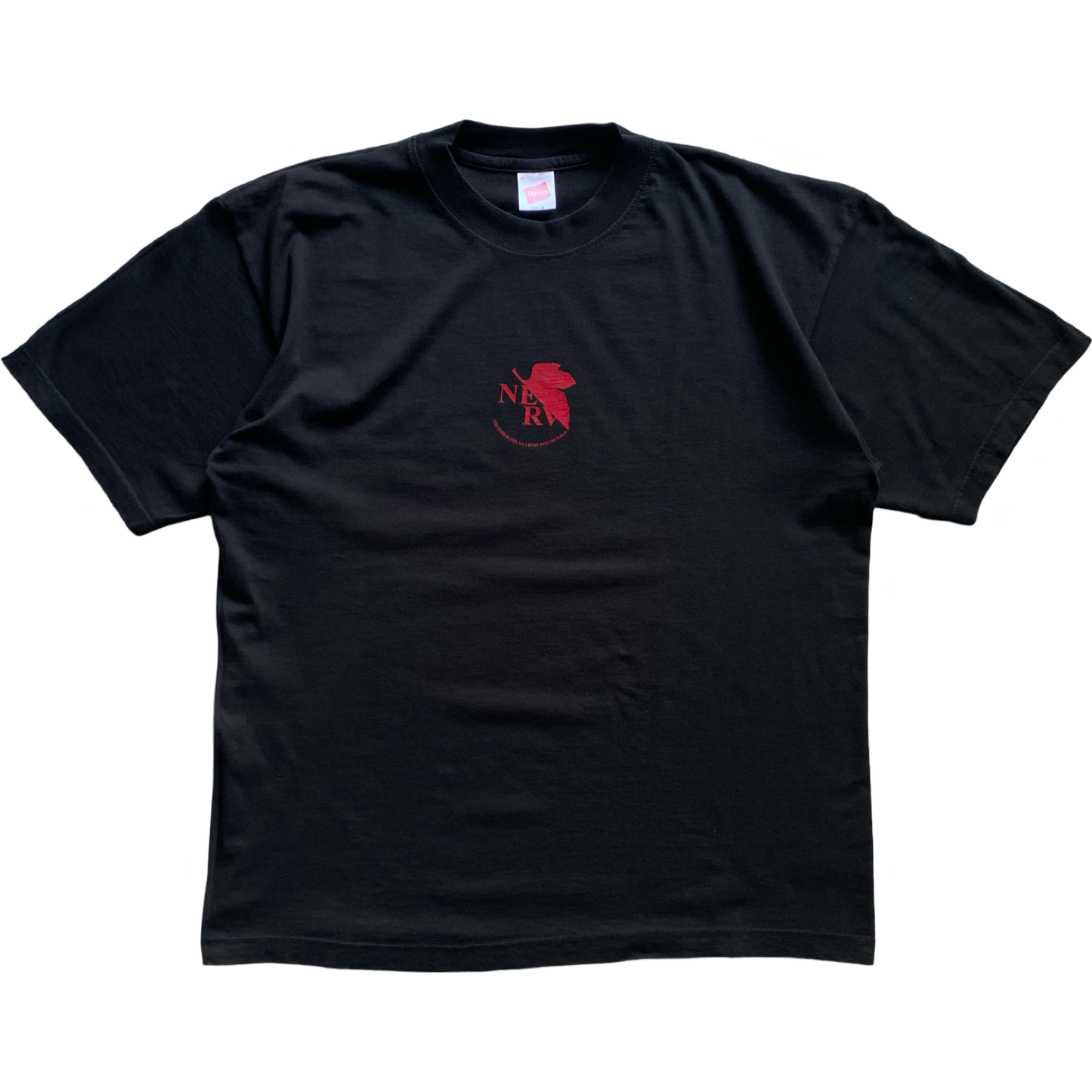 00s EVANGELION NERV LOGO front/back TEE