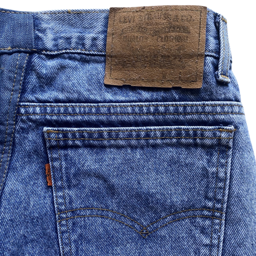 90s LEVI'S 630 ORANGE TAB DENIM PANTS - Frattaglie